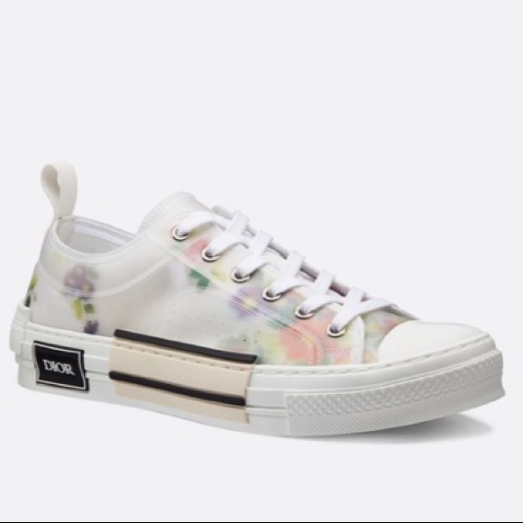 dior flower sneakers